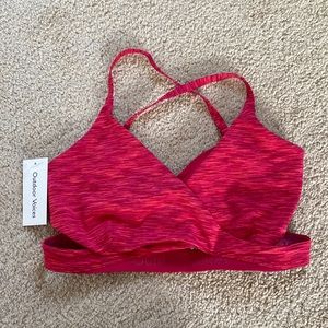 Outdoor voices flow low coverage sports bra